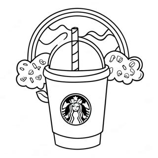 Starbucks Kawaii Coloring Pages