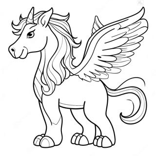 Mythical Creatures Coloring Page 2340-1867