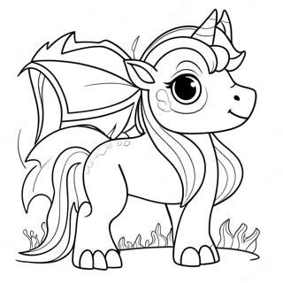 Mythical Creatures Coloring Page 2340-1868