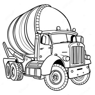 Cement Truck Coloring Page 23412-18475