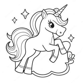 Enchanting Unicorn Coloring Page 2341-1877