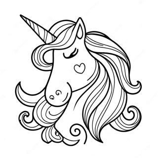 Enchanting Unicorn Coloring Page 2341-1878