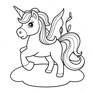 Enchanting Unicorn Coloring Page 2341-1879