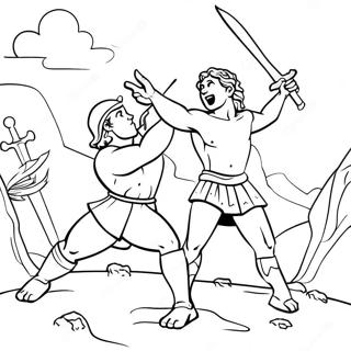 King David Coloring Pages