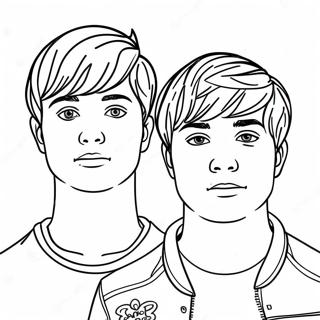 Sam And Colby Coloring Page 23432-18508