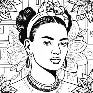 Frida Kahlo Coloring Pages