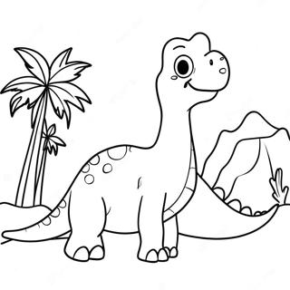 Brontosaurus Coloring Pages