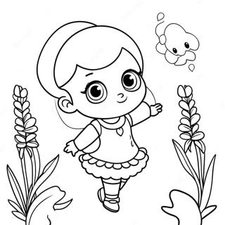 Little Charmers Lavender Coloring Page 23542-58750