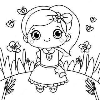 Little Charmers Lavender Coloring Page 23542-58752