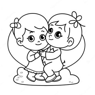 Love Precious Moments Coloring Page 23592-18642