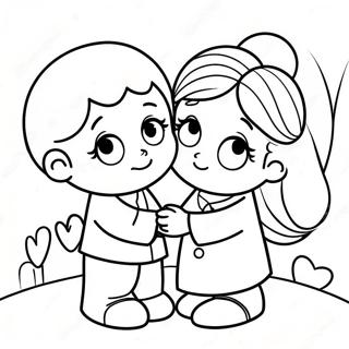 Love Precious Moments Coloring Page 23592-18644