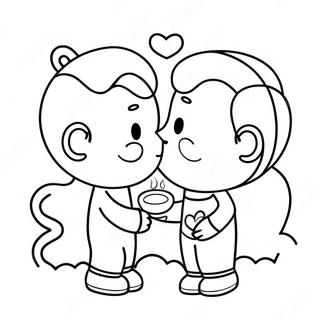 Sweet Love Moments Coloring Page 23593-18647