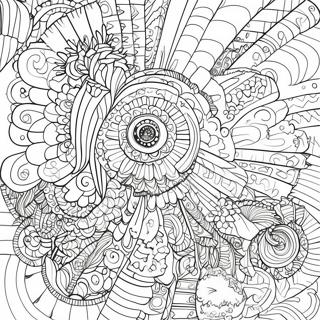 Mind Blowing Optical Illusion Coloring Page 23642-18659