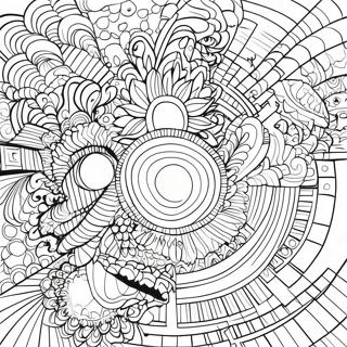 Mind Blowing Optical Illusion Coloring Page 23642-18660