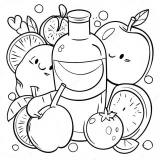 Healthy Habits Coloring Page 23662-18709