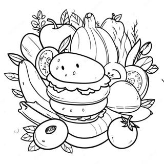 Healthy Habits Coloring Page 23662-18711