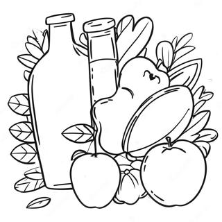 Healthy Habits Coloring Page 23662-18712