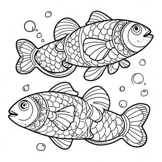 One Fish Two Fish Coloring Pages