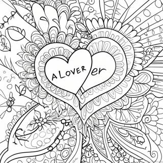 Always And Forever Love Quotes Coloring Pages