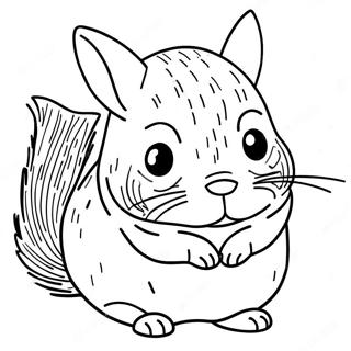 Chinchilla Coloring Page 23702-18715