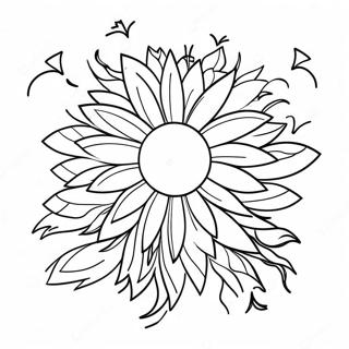 Festive New Year Fireworks Coloring Page 23723-18734