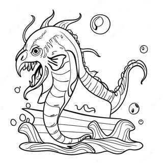 Sea Beast Coloring Pages