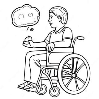 Disability Awareness Coloring Pages