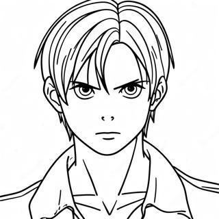 Eren Yeager Coloring Pages