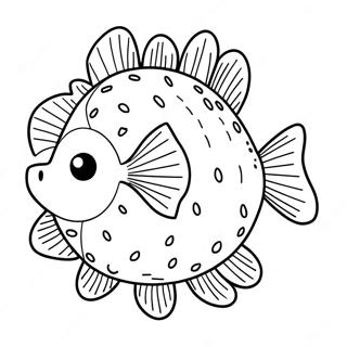 Puffer Fish Coloring Pages