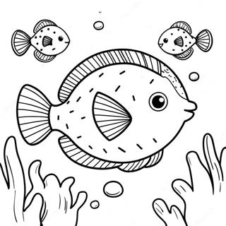 Puffer Fish Coloring Pages