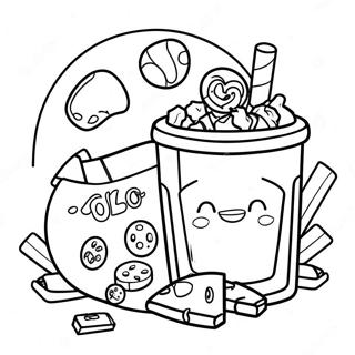 Movie Night Coloring Page 23892-18865