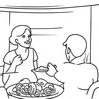 Movie Night Coloring Page 23892-18866