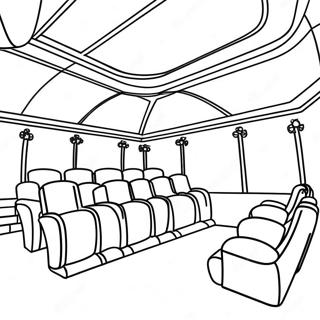 Cozy Movie Theater Coloring Page 23893-18882