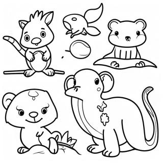 Australian Animals Coloring Page 23902-18880