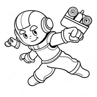 Mini Force Coloring Pages