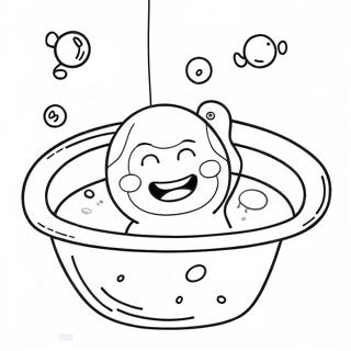 Bubble Skincare Coloring Pages