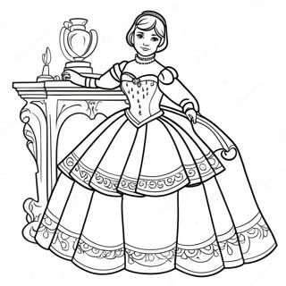 Anastasia Coloring Page 23942-18894