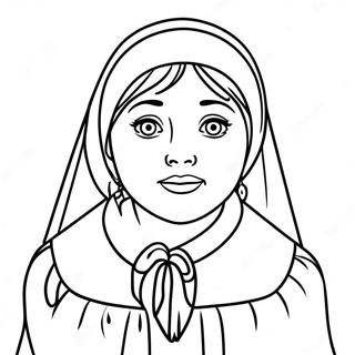 Anastasia Coloring Page 23942-18896