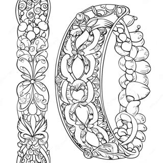 Bracelet Coloring Pages