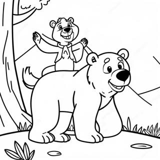 Brother Bear Coloring Page 23982-18955