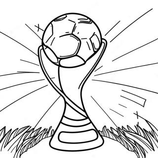 World Cup Soccer Coloring Pages