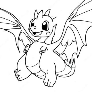 Charizard In Flight Coloring Page 24023-18986