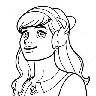 Daphne From Scooby Doo Coloring Page 24042-18990