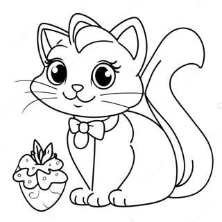 Cat Valentine Coloring Page 24072-19014