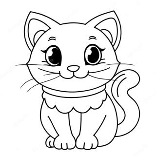 Cat Valentine Coloring Page 24072-19016