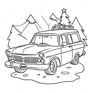 Christmas Vacation Coloring Page 24112-19044