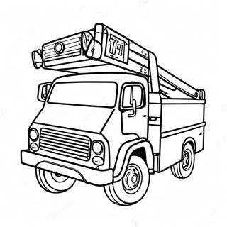 Tow Truck Coloring Pages