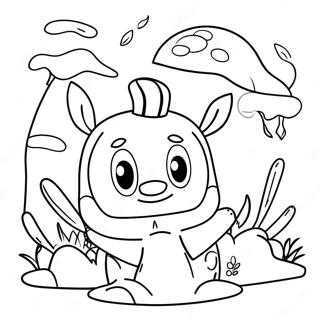 Adventurous Toodles Coloring Page 24163-19081