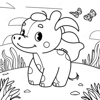 Adventurous Toodles Coloring Page 24163-19082