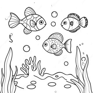 Connect The Dots Underwater Scene Coloring Page 2421-1928